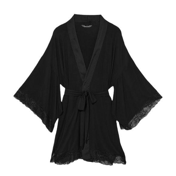 Victoria's Secret Other - 🔥🔥Victoria’s Secret Short Satin Kimono